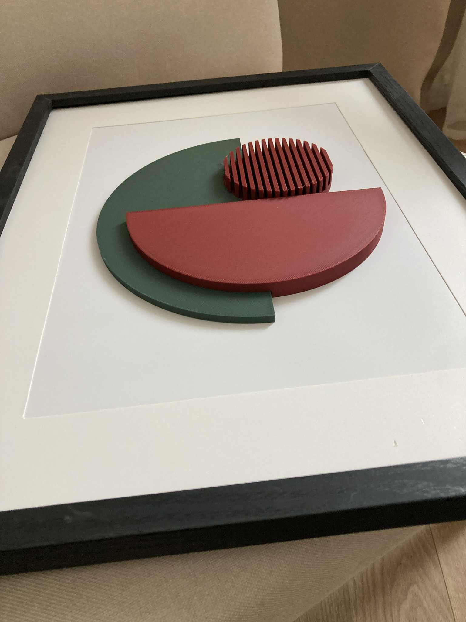 Moderný 3D abstraktný obraz na stenu 20 × 30 cm