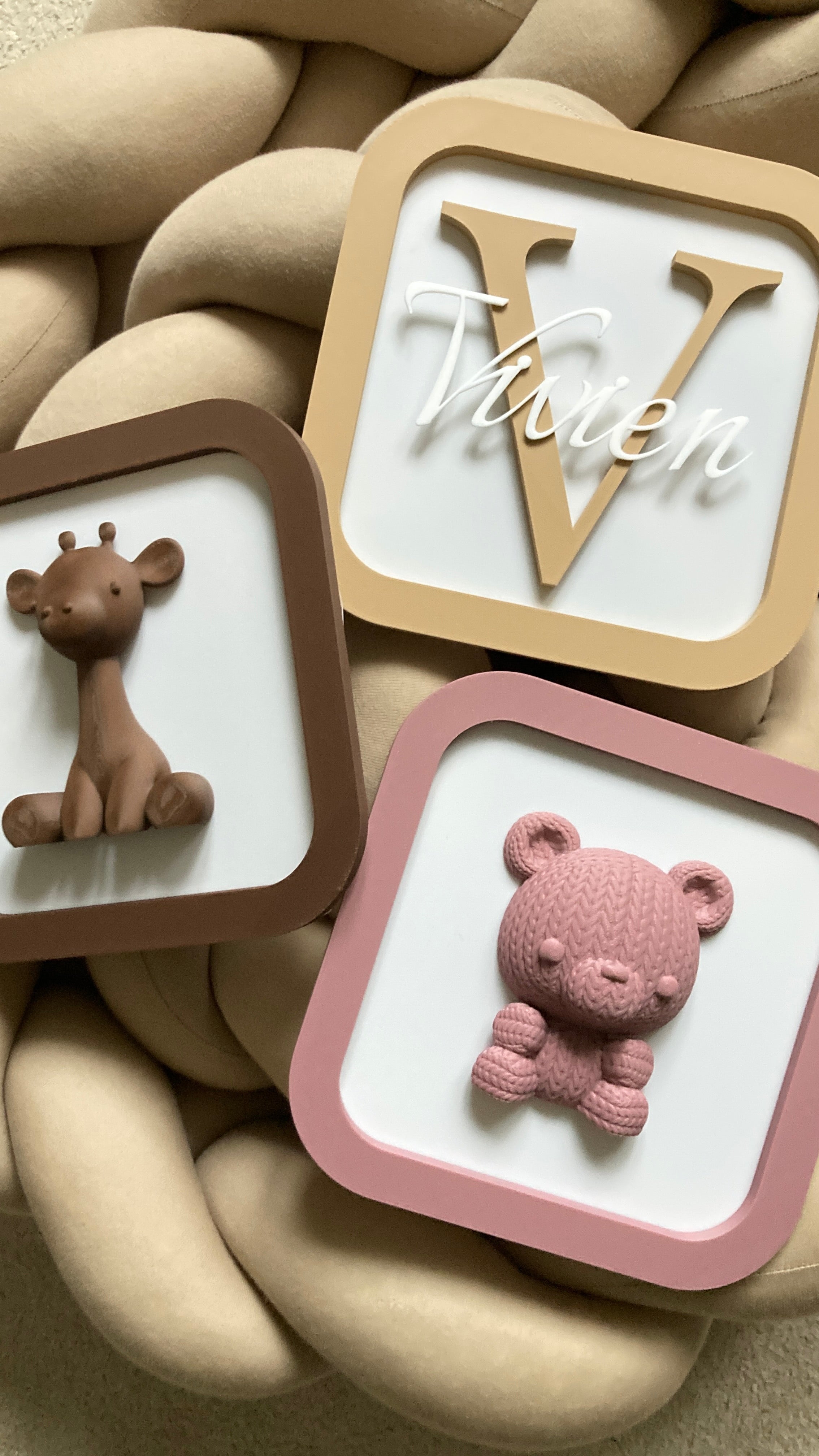 Personalizovaný 3D set dekorácií do detskej izby – výber motívov podľa vás | Voliteľná farba