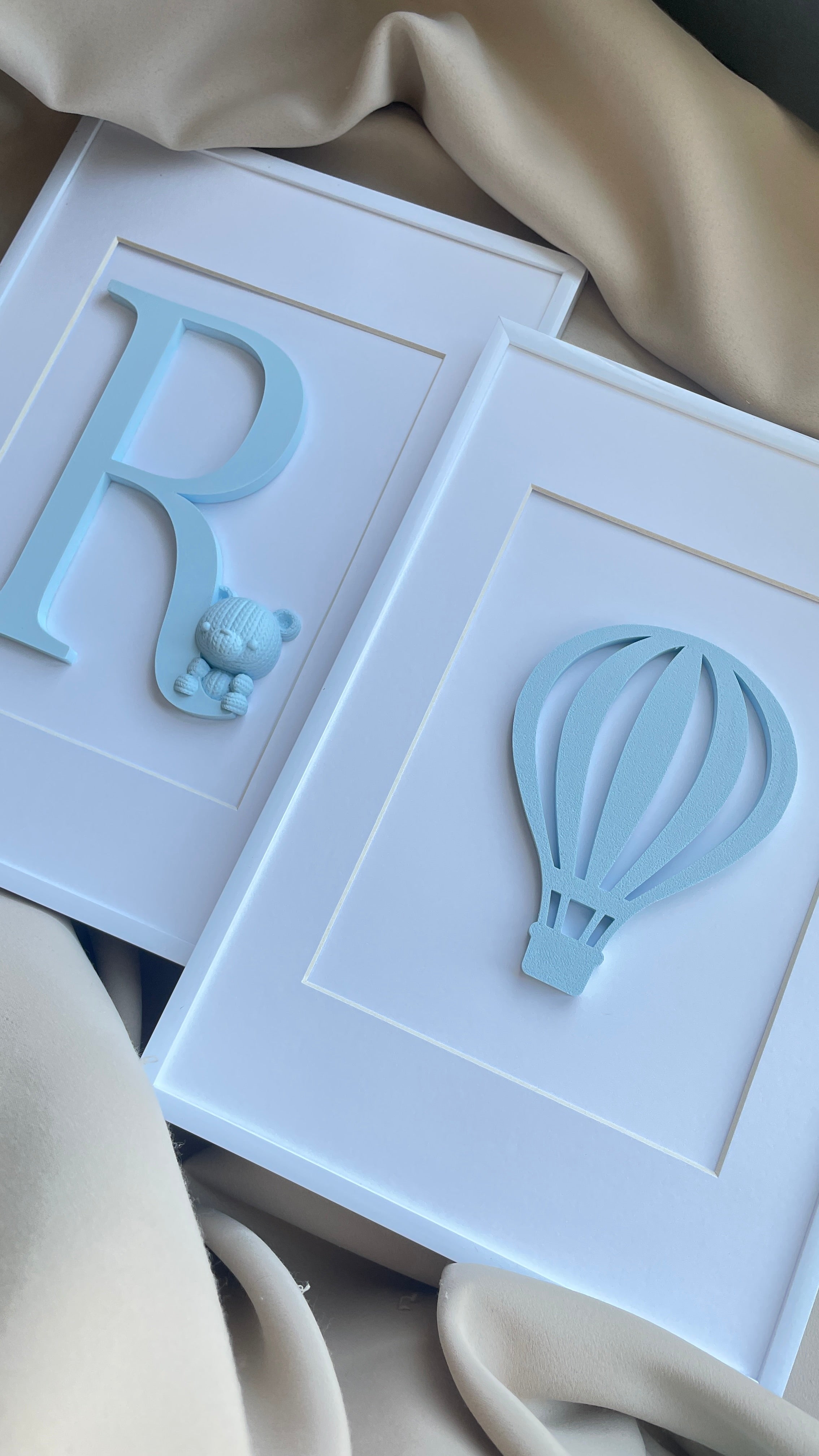 3D balónik v ráme – personalizovaná dekorácia pre najmenších