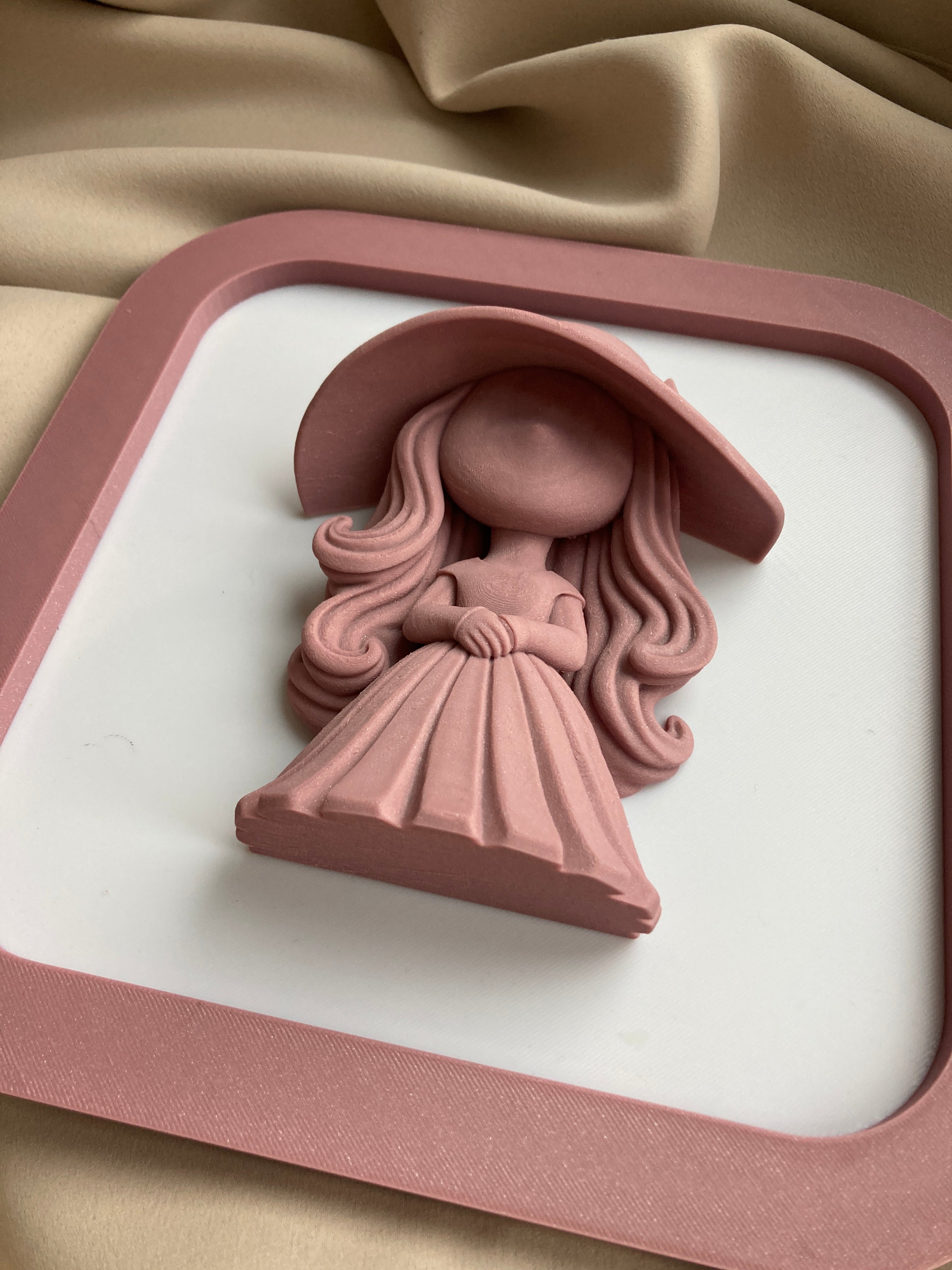 3D set do detskej izby pre dievčatká – princezná, korunka a iniciála s menom | Voliteľná farba
