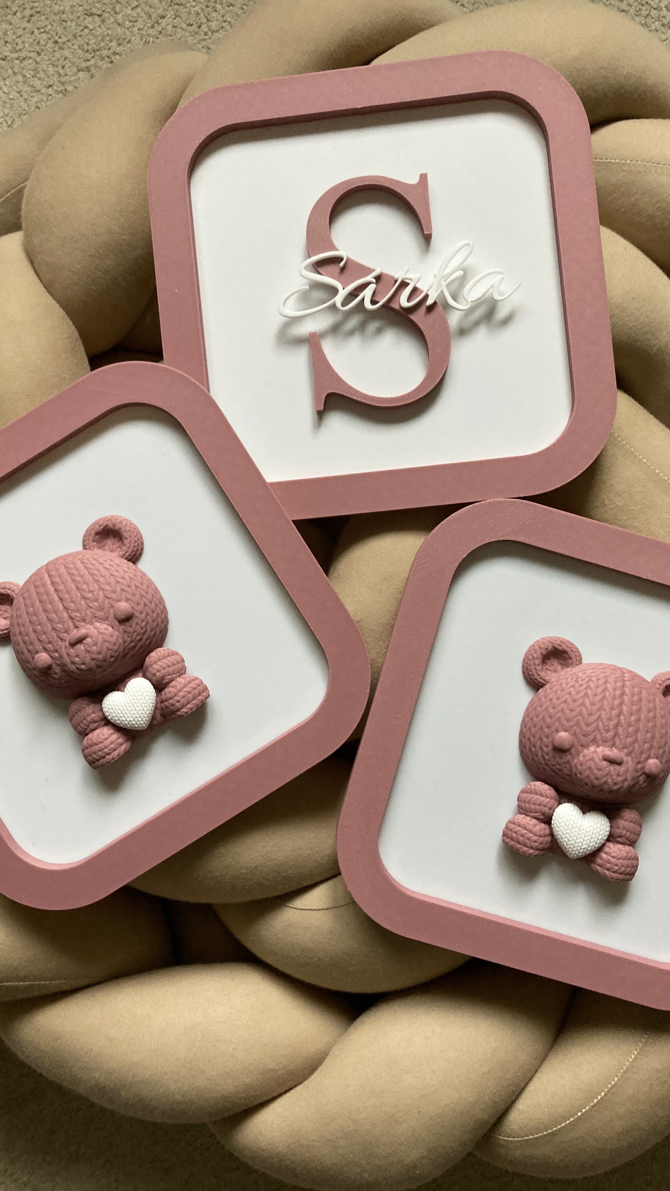Personalizovaný 3D set dekorácií do detskej izby – výber motívov podľa vás | Voliteľná farba