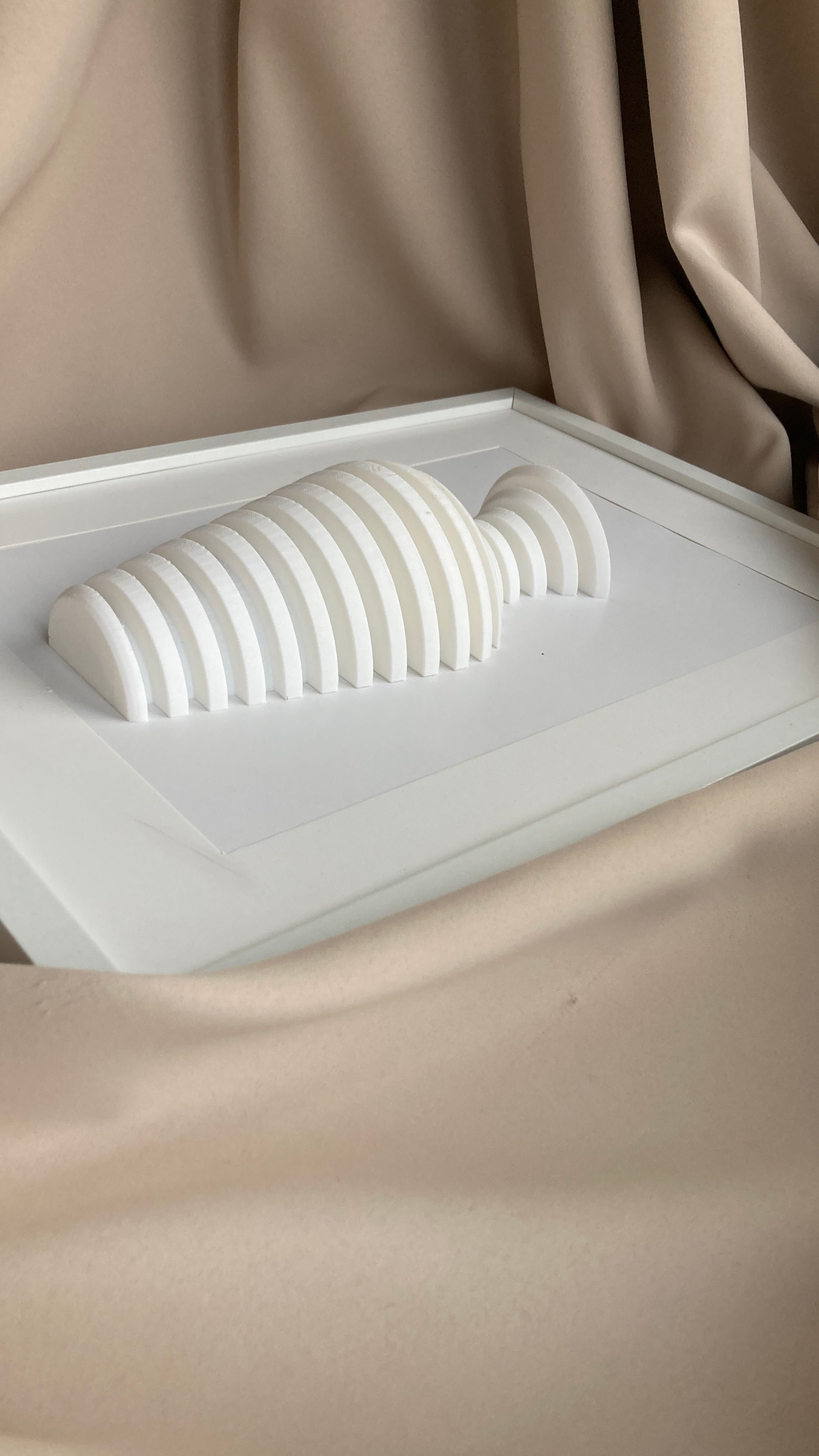 Moderný 3D obraz vázy – reliéfna dekorácia na stenu 20 × 30 cm