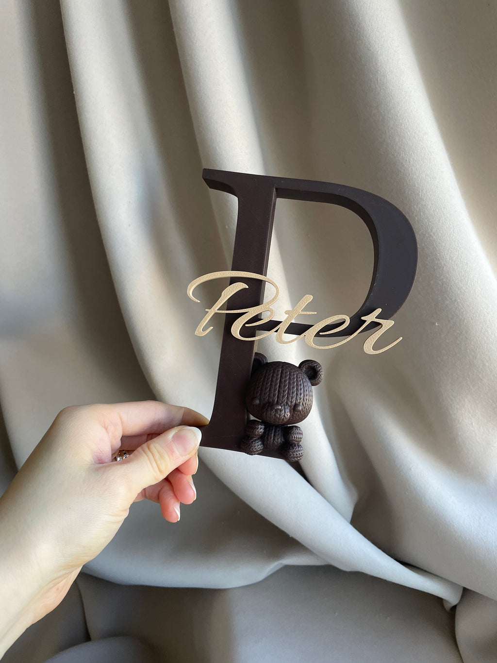 3D písmeno s menom | Personalizovaná dekorácia do detskej izby