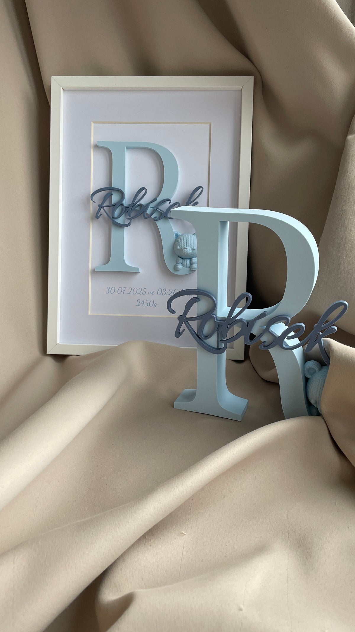 3D písmeno s menom | Personalizovaná dekorácia do detskej izby
