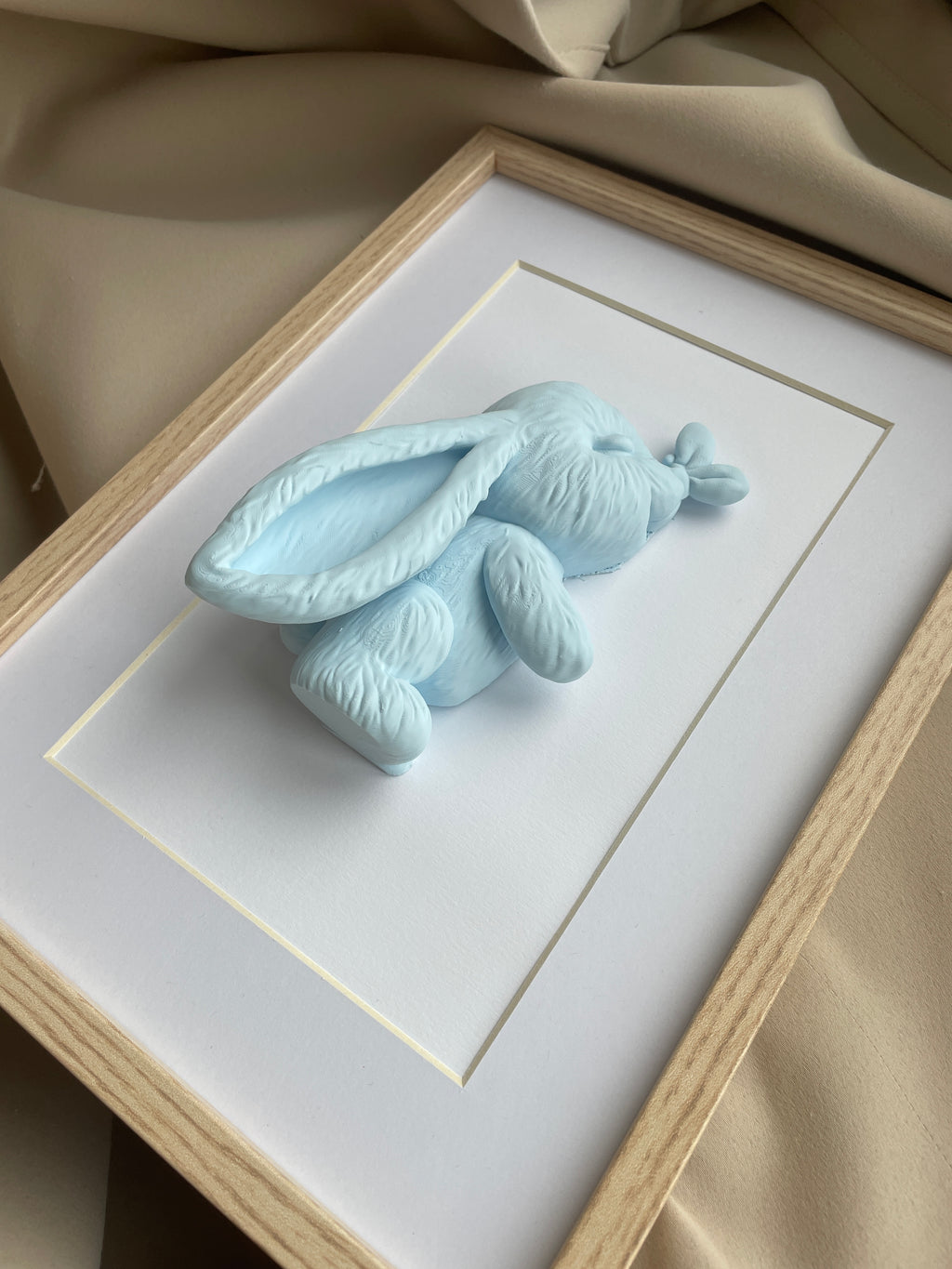 3D obrázok Zajko s motýlikom – personalizovaný darček pre najmenších