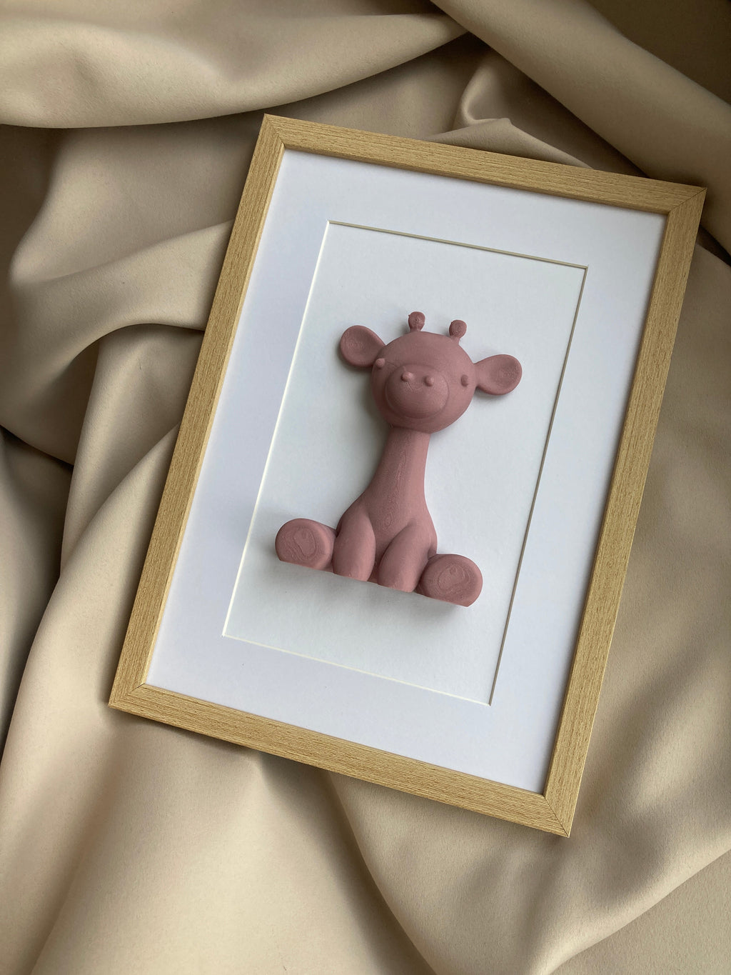 3D obraz so žirafkou – roztomilá dekorácia do detskej izby