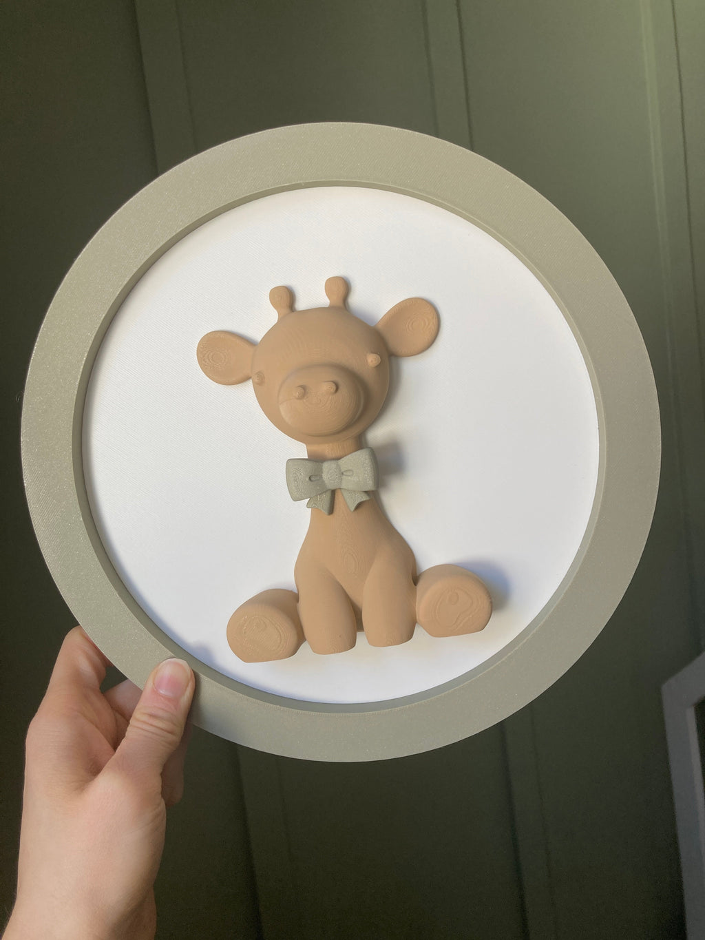 3D obraz do detskej izby – KRUH (Ø 24 cm)