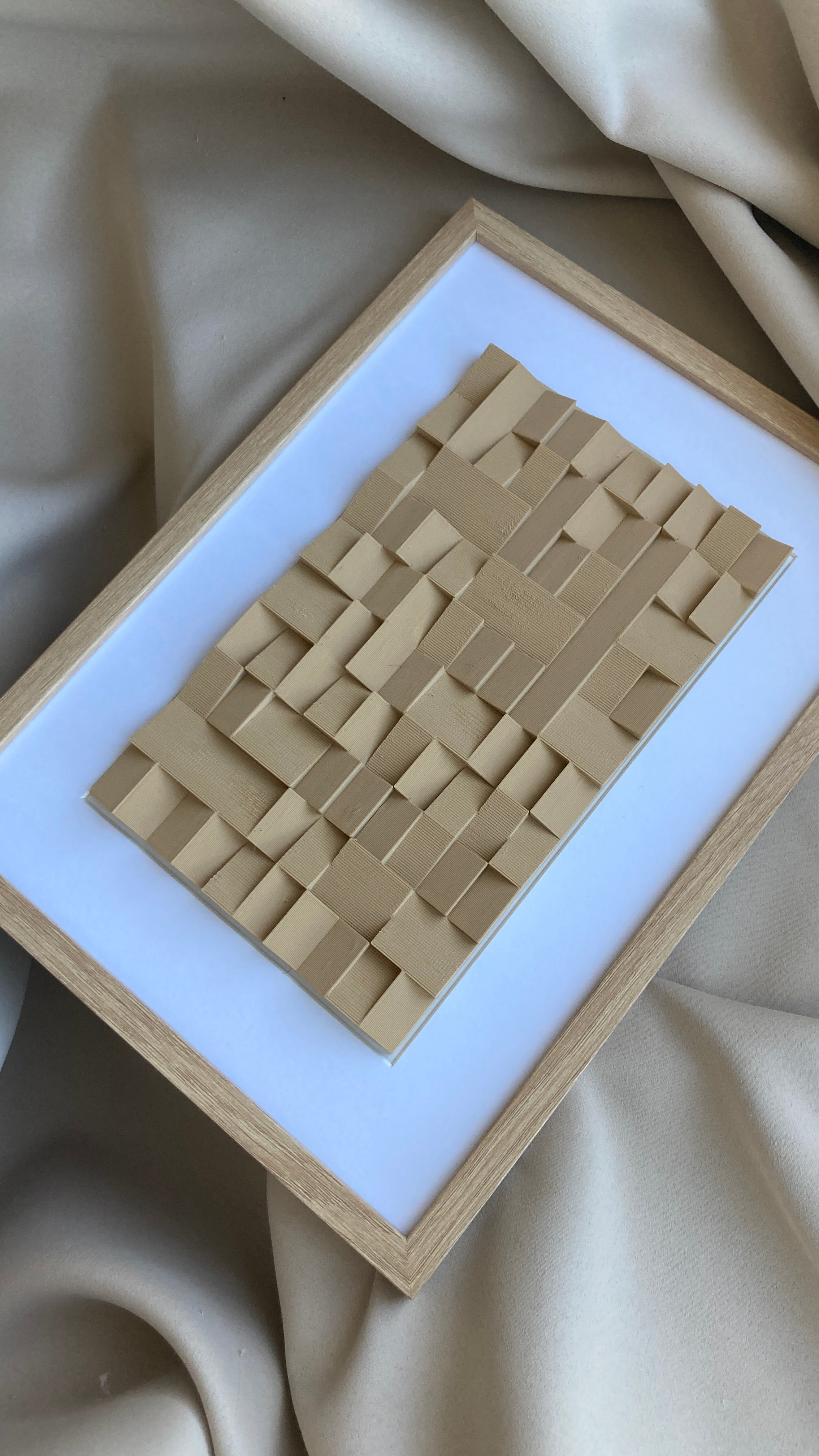 Dizajnový 3D obraz na stenu A3 – minimalistická dekorácia do interiéru